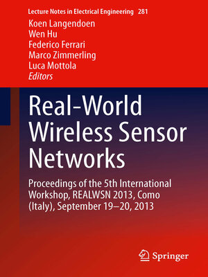 cover image of Real-World Wireless Sensor Networks
